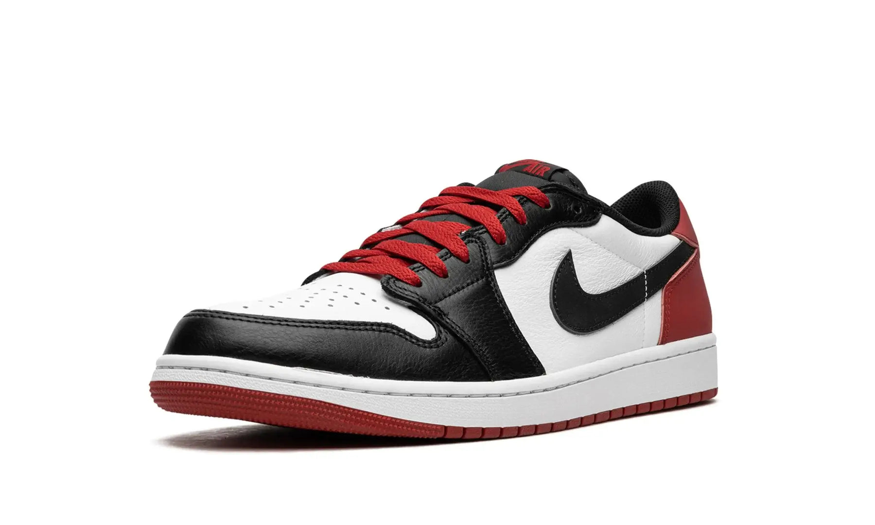 Tênis Air jordan 1 Low "Black Toe" Vermelho / Preto