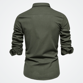 Camisa Social Masculina Vórtex Budget