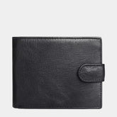 Carteira Masculina de Couro RFID Preta