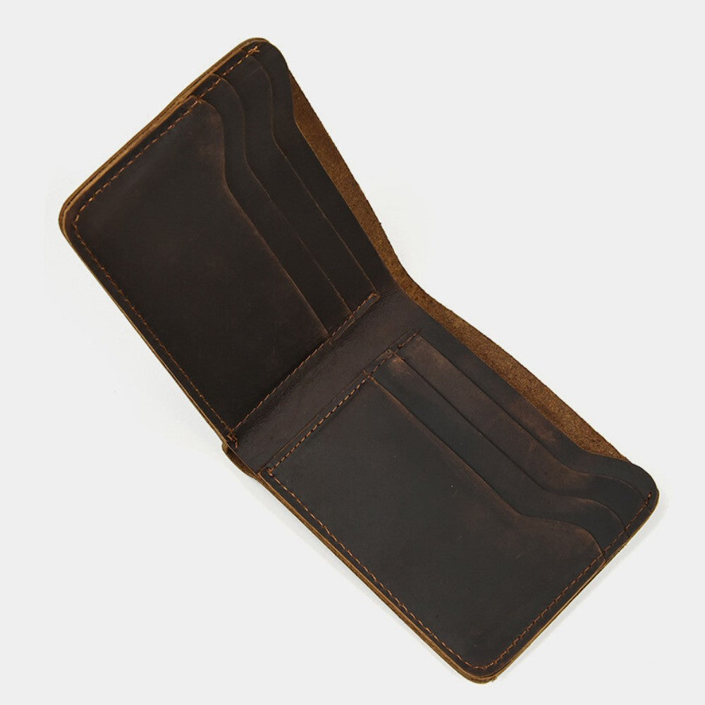 Carteira de Couro Natural Masculina