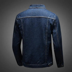 Jaqueta Jeans Masculina Slim Fit Vintage