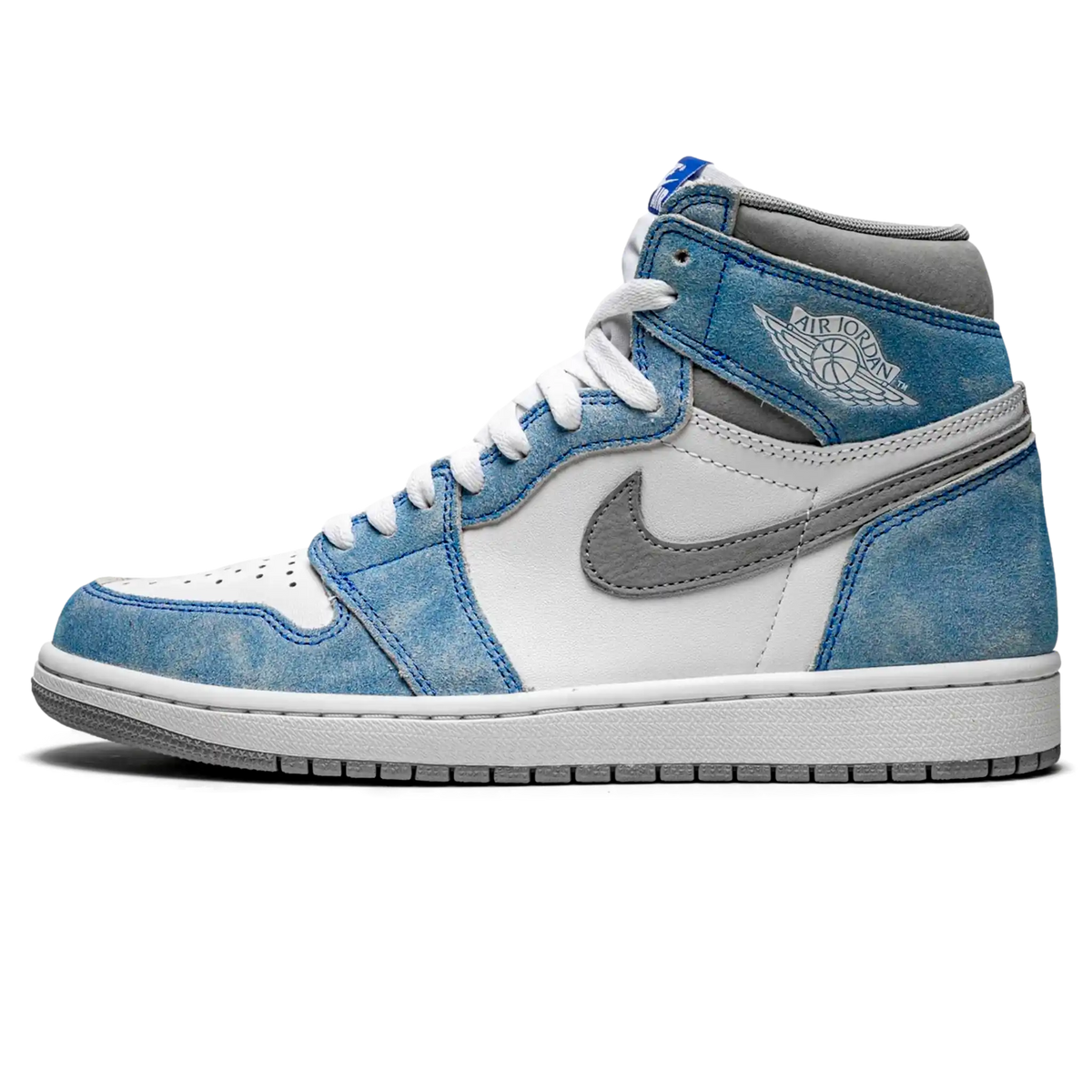 Tênis Air Jordan 1 High "Hyper Royal" Azul / Branco