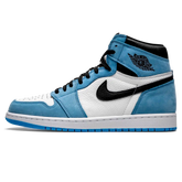 Tênis Air Jordan 1 High "University Blue" Azul / Branco
