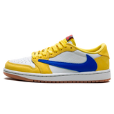 Tênis Air Jordan 1 Low x Travis Scott "Canary" Amarelo