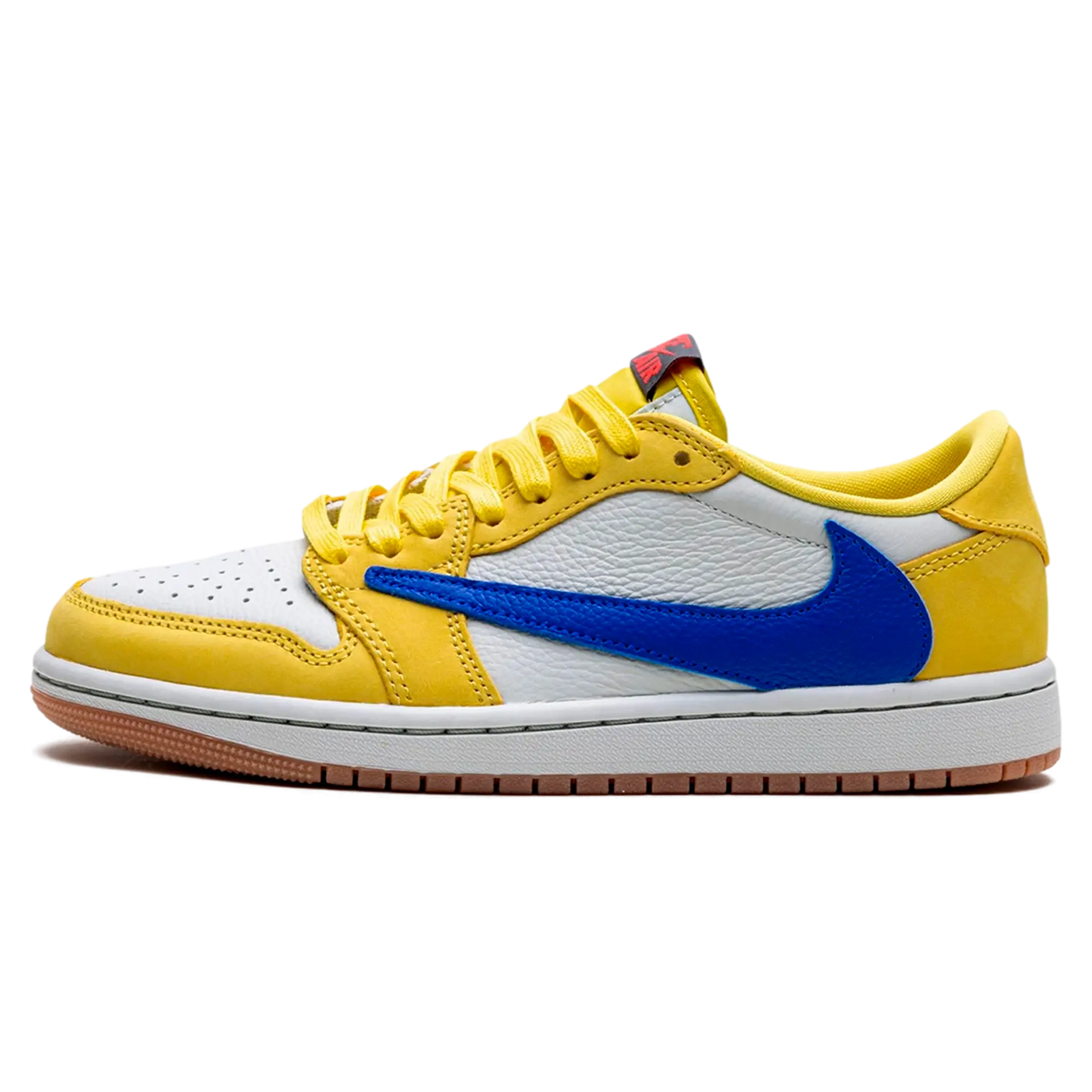 Tênis Air Jordan 1 Low x Travis Scott "Canary" Amarelo