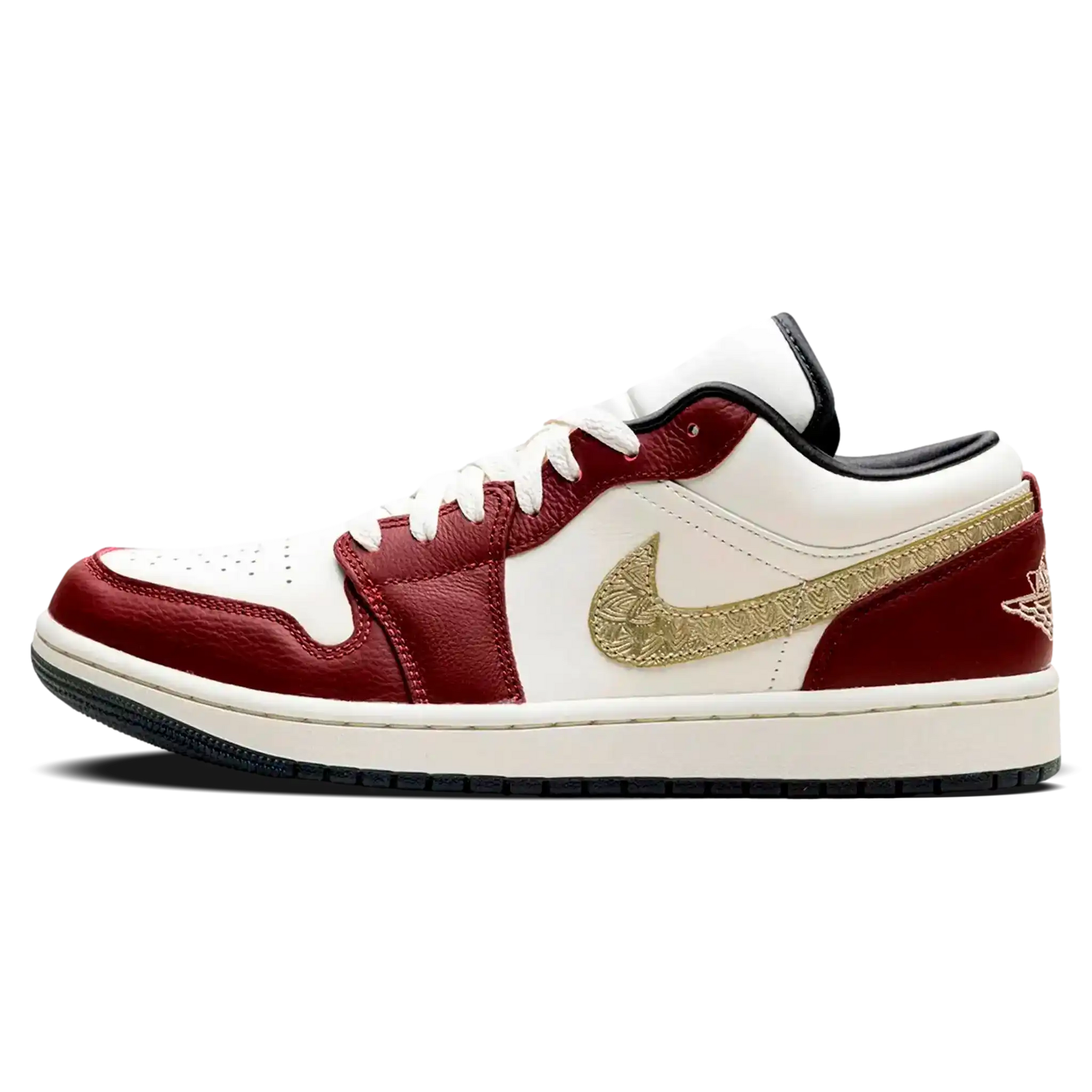 Tênis Air Jordan 1 Low Feminino "Year of the Dragon" Bordô