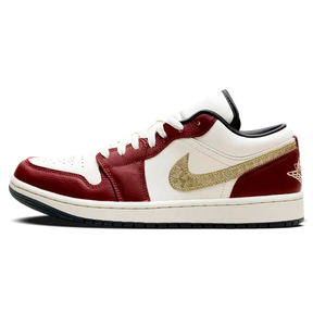 Tênis Air Jordan 1 Low Feminino "Year of the Dragon" Bordô