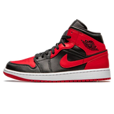 Tênis Air Jordan 1 Mid "Banned" Vermelho / Preto