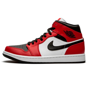 Tênis Air Jordan 1 Mid "Chicago Black Toe" Vermelho