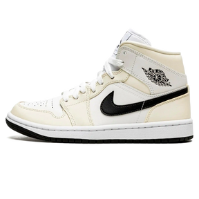 Tênis Air Jordan 1 Mid Feminino "Coconut MIlk" Amarelo