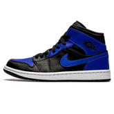 Tênis Air Jordan 1 Mid "Hyper Royal" Azul / Preto