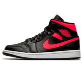 Tênis Air Jordan 1 Mid Feminino "Siren Red" Preto / Rosa