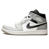 Tênis Air Jordan 1 Mid Feminino "Light Smoke Grey Anthracite" Cinza