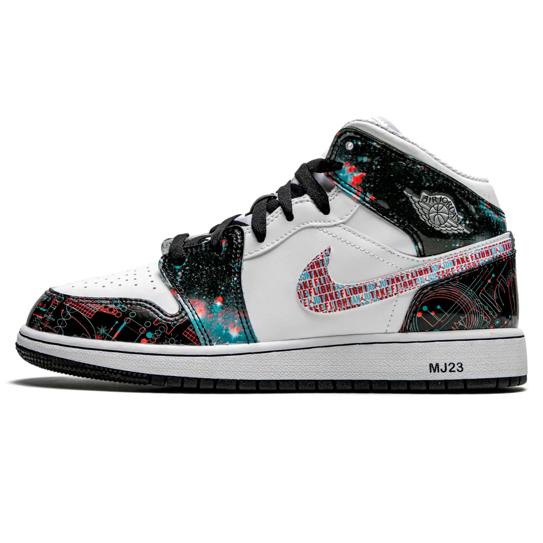 Tênis Air Jordan 1 Mid "Take Flight" Azul