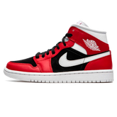 Tênis Air Jordan 1 Mid Feminino "Gym Red" Vermelho / Preto