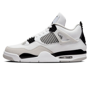 Tênis Air jordan 4 "Military Black" Branco / Preto
