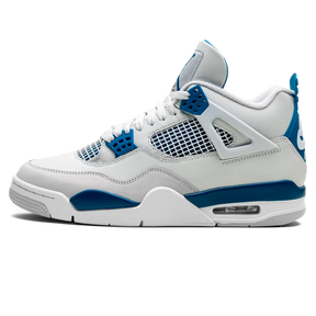 Tênis Air Jordan 4 "Military Blue" Branco / Azul